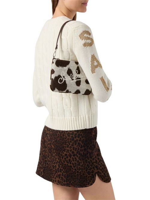 Borsetta a spalla Parisienne Mini Felt in misto lana muccato MC2 Saint Barth | PARISIENNE MINI FELT-COW10